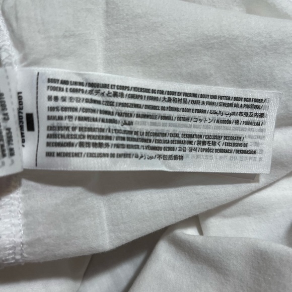 Abercrombie & Fitch White Cotton Shirt Dress Size Medium - Picture 8 of 9